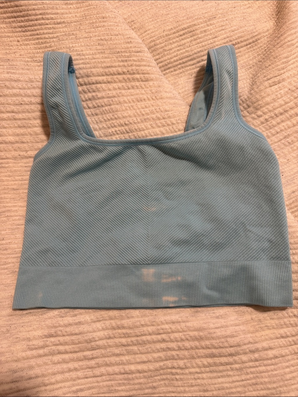 all in motion Light Blue Ribbed Seamless Sports Bralette